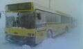 автобус в снегу
